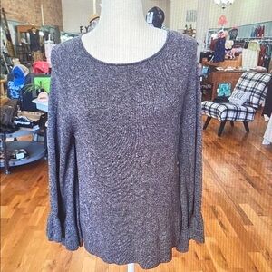 Chelsea & Theodore Gray Knit Blouse